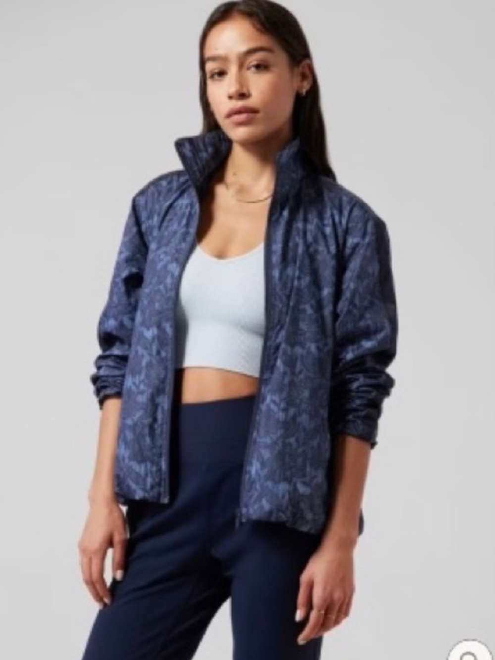 NWT Athleta Sightseer Lace Printed Jacket